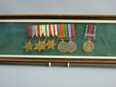 MEDALS - A WWII GROUP OF SIX with Normandy campaign to include 1939-1945 Star, Africa, Italy and