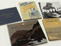 SIR KYFFIN WILLIAMS RA three hard back books all with dust jackets and two soft back