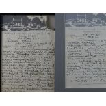 SIR KYFFIN WILLIAMS RA two handwritten letters dated April 1981 and May 1993, written by Sir