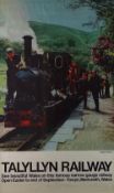 ERIC BOTTOMLEY 2 coloured poster prints- "Visit the Talyllyn Railway" and "Talyllyn Railway