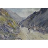 WARREN WILLIAMS ARCA coloured limited edition (144/200) print - Sychnant Pass, Conwy and figures