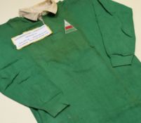 YR URDD RUGBY UNION 1972 JUBILEE MATCH JERSEY WORN BY JOHN TAYLOR bearing stitched No.7 to the