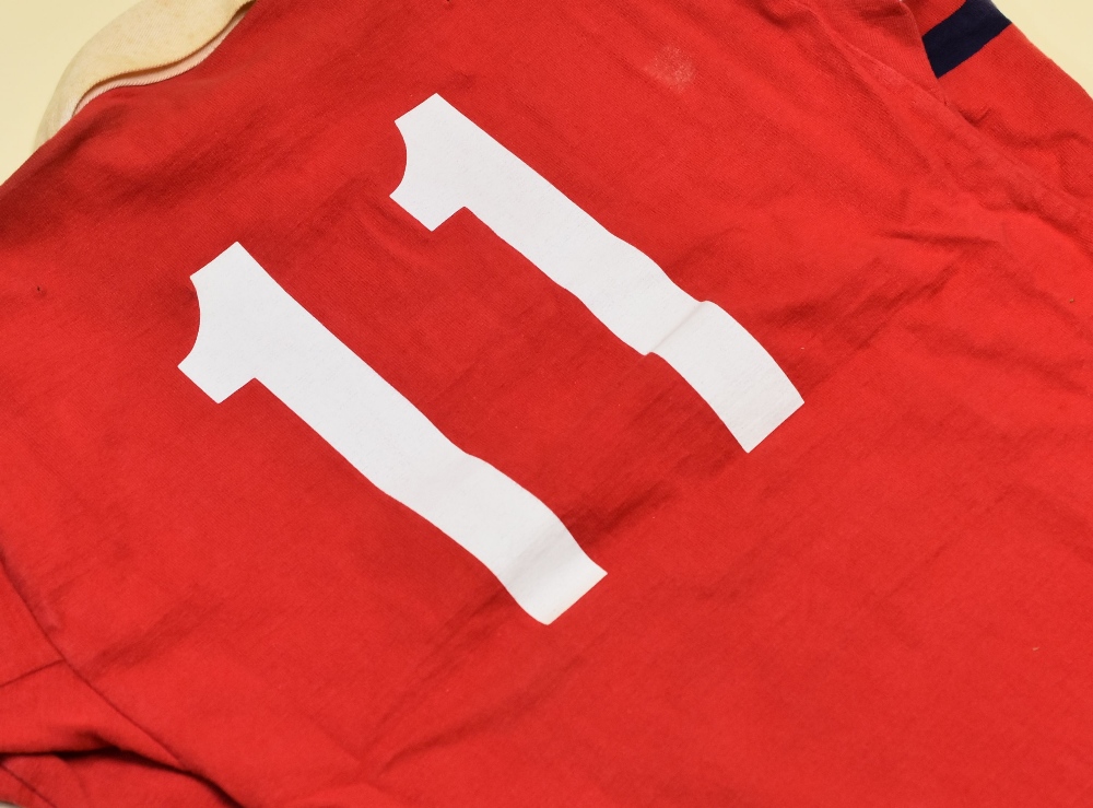 A USA INTERNATIONAL MATCH-WORN RUGBY JERSEY bearing stitched No.11 to the reverse and Lands' End - Image 3 of 3