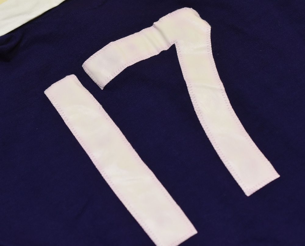 A SCOTLAND INTERNATIONAL RUGBY UNION SQUAD JERSEY No.17, early 1990s Provenance: presented to - Image 3 of 3