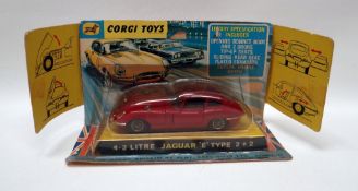 A BOXED CORGI TOYS 335 4.2 LITRE JAGUAR 'E' TYPE 2+2