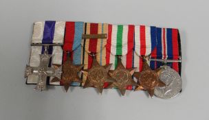 A WWII MILITARY CROSS MEDAL GROUP OF SIX awarded to Major Reginald Mowlam Tarrant, Dorset Shire