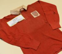 A LLANELLI RUGBY UNION JERSEY NO.10 PRESENTED & BELIEVED TO BE WORN BY PHIL BENNETT, stitched