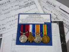 A FULLY MARKED DISTINGUISHED CONDUCT MEDAL AND 1914-15 STAR TRIO awarded to 10884 Pte. W. G. Chance,