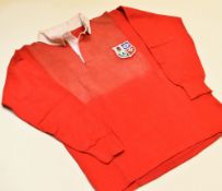 A 1962 BRITISH LIONS SQUAD JERSEY WORN BY ALUN PASK in the South Africa tour of that year, bears