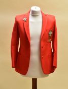 THREE ATHLETICS TEAM MANAGEMENT BLAZERS two with embroidered Wales crest for the Commonwealth