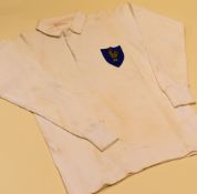 A FRANCE INTERNATIONAL RUGBY UNION JERSEY MATCH-WORN BY BERNARD DUPRAT 'Wales v France 1966,