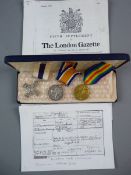 A WWI MILITARY CROSS GROUP OF THREE MEDALA comprising MC (unmarked), 1914-1918 War medal (2.Lieut.