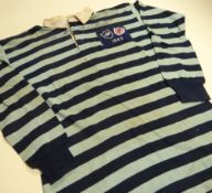 A 1963 OXFORD & CAMBRIDGE COMBINED RUGBY UNION JERSEY bearing stitched panel No.23 to the reverse