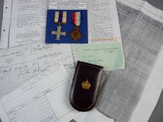 A MILITARY CROSS AND 1914-15 STAR, MC awarded to 2nd Lt. Edwin James Blakemore, 2nd Bn.R.War.R.,