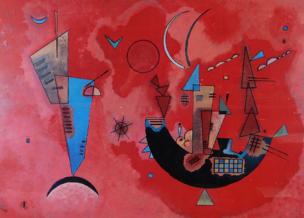 KANDINSKY a set of six framed prints - entitled 'Quiet Harmony', 62 x 80cms, 62 x 80cms, 72 x 57cms, - Image 5 of 5