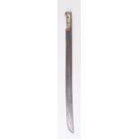 Machete, Russland.Horngriff. Besch. L: 78,5 cm.