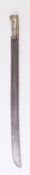 Machete, Russland.Horngriff. Besch. L: 78,5 cm.