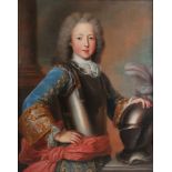 Frankreich, 1. H. 18. Jh.Portrait. Wohl "Le Grand Dauphin de France". Bildnis eines jungen