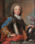 Frankreich, 1. H. 18. Jh.Portrait. Wohl "Le Grand Dauphin de France". Bildnis eines jungen