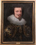 Unbekannt, 17. Jh.Herrenportrait. Bildnis eines Edelmannes im Renaissancegewand. bez. "Charles