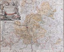 "Sac. Rom. Imperii Principatus & Episcopatus Bambergensis Nova Tabula Geographica", 18.Jh.