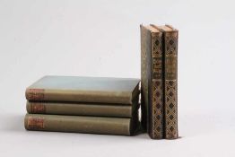 Konvolut.Fünf Bücher. Eichendorffs Werke, 2. u. 3. Bd. Dazu Chr. von Grimmelshausen, der