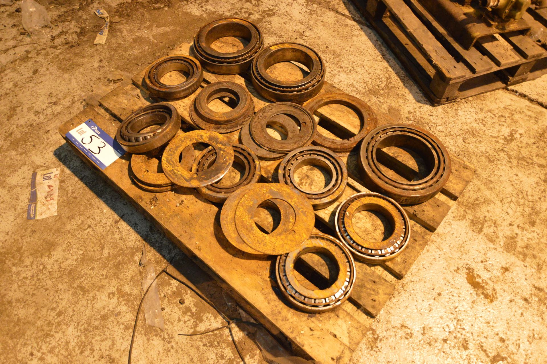 Bearings, as set out on pallet (available for view
