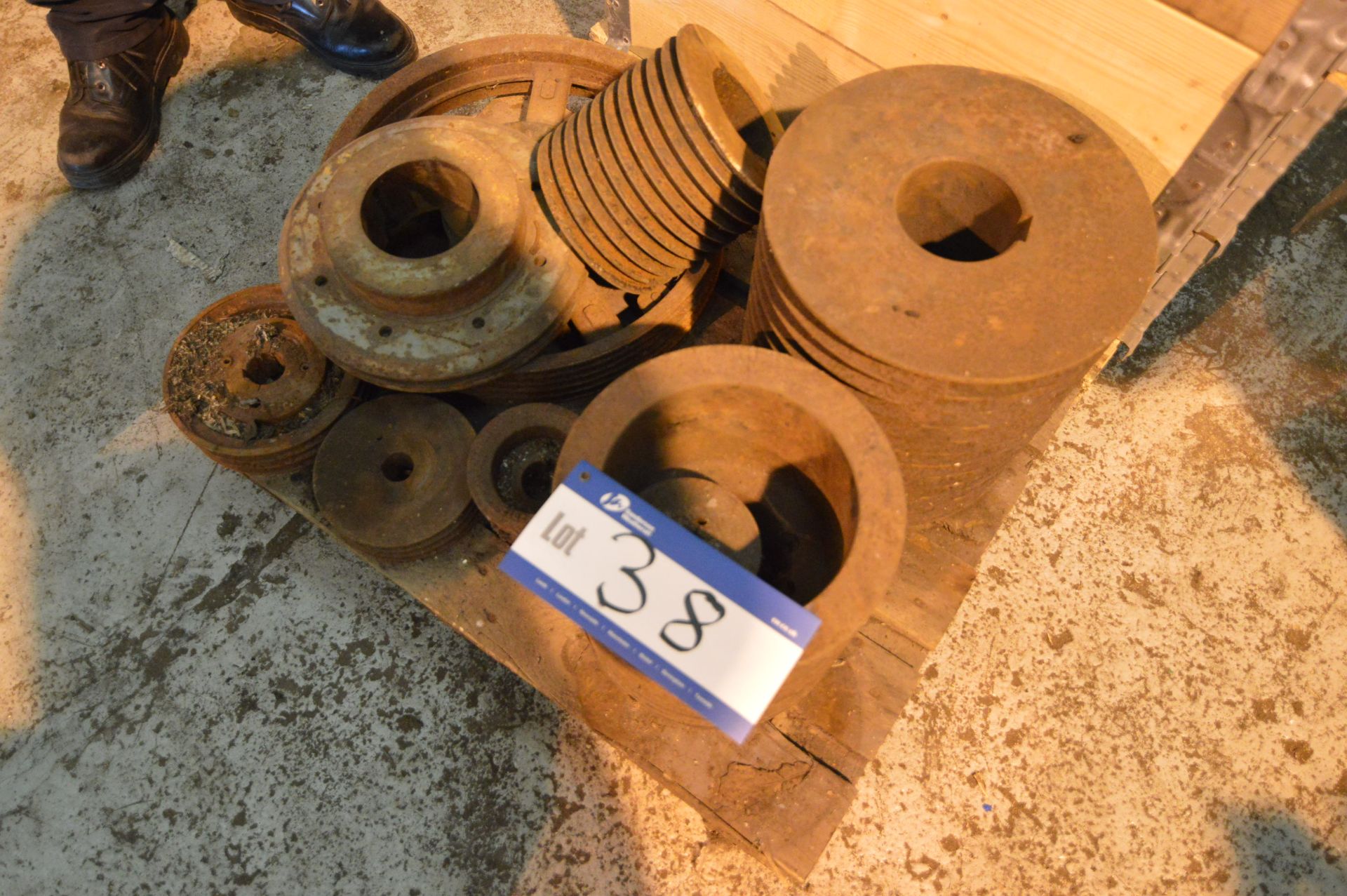 Pulley Wheels, on pallet (available for viewing an