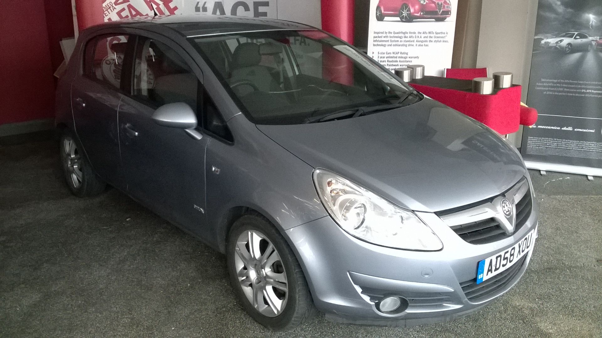 Vauxhall Corsa 1.2 Design Date First Registered: 21/10/2008 Registration: AD58 XOU Mileage: 46,779