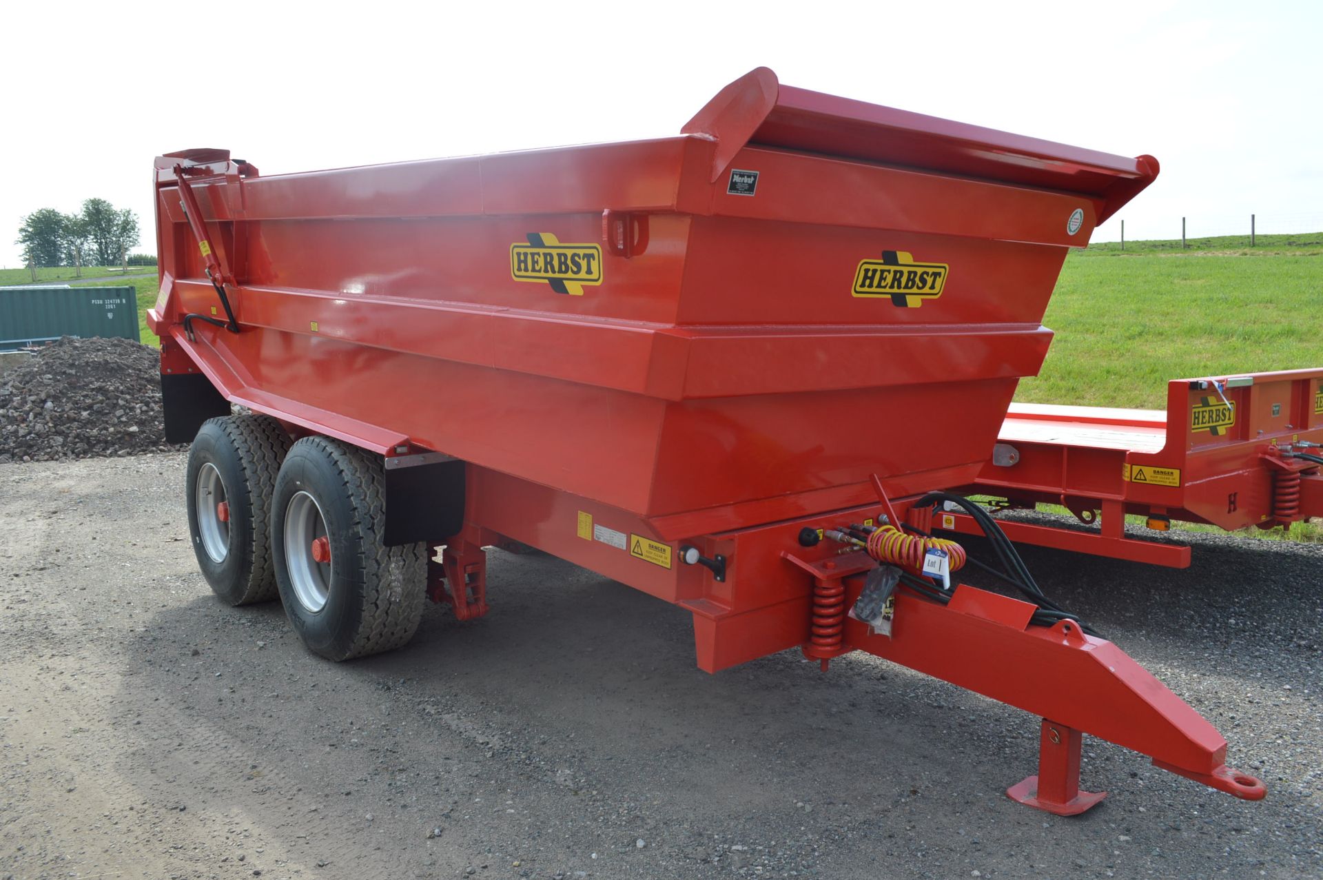 Herbst TWIN AXLE TIPPING 20t DUMP TRAILER (unused), serial no. 5335340162283A, year of manufacture