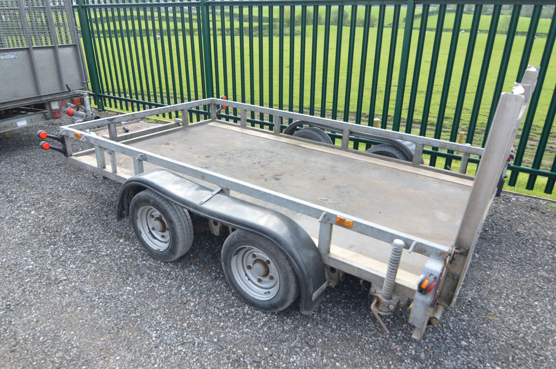 Ifor Williams GP106GM Twin Axle Trailer, serial no. SCK60000010329195, 3500kg weight cap. (this - Image 2 of 4