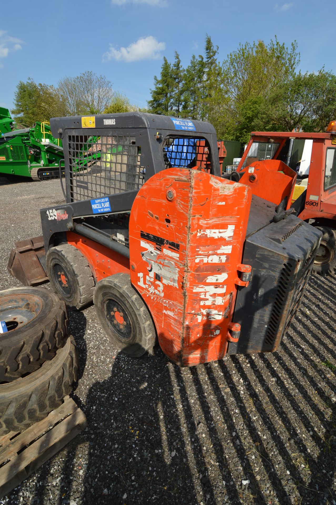 Thomas 153 MUSCLE SKID STEER LOADER, serial no. LN002672, year of manufacture 2003, 2504kg max. - Image 3 of 7