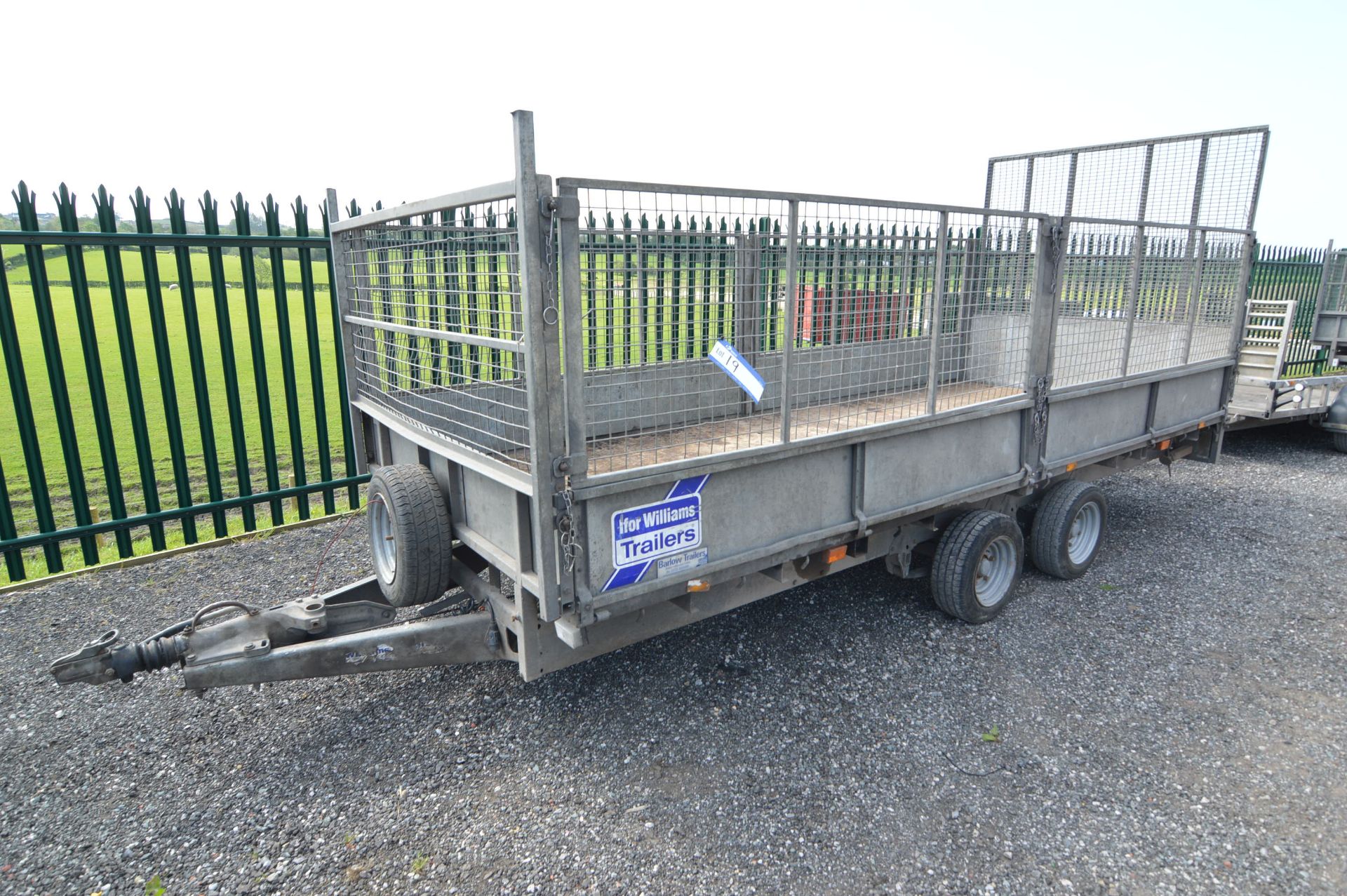 Ifor Williams LM166G TWIN AXLE TRAILER, serial no. SCK600000C5088459, 3500kg cap., 16ft long, with