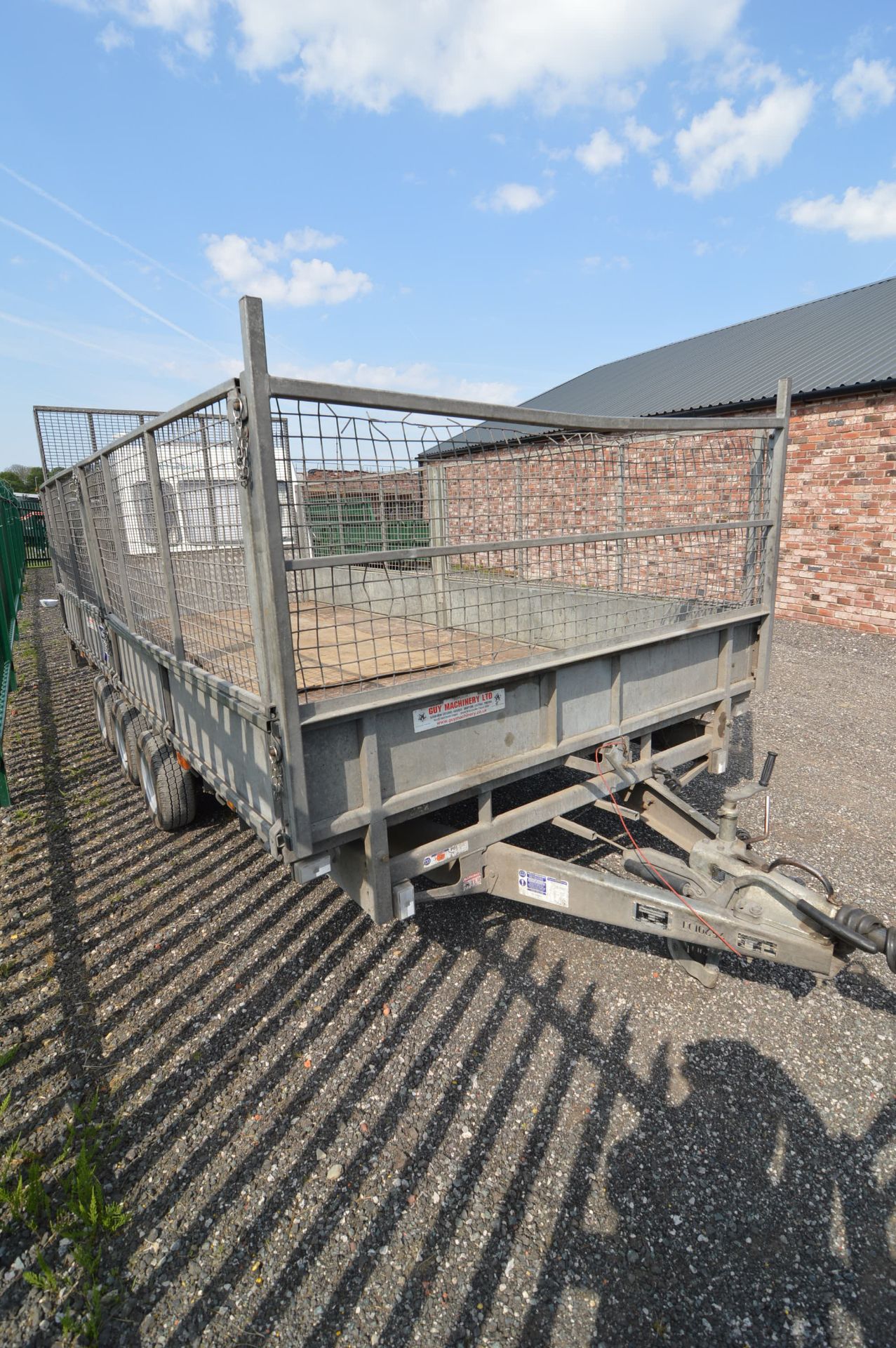 Ifor Williams 3C6LM167G3 TRI-AXLE TRAILER, serial no. SCKT0000E5103793, 3500kg gross weight, 16ft - Image 3 of 3