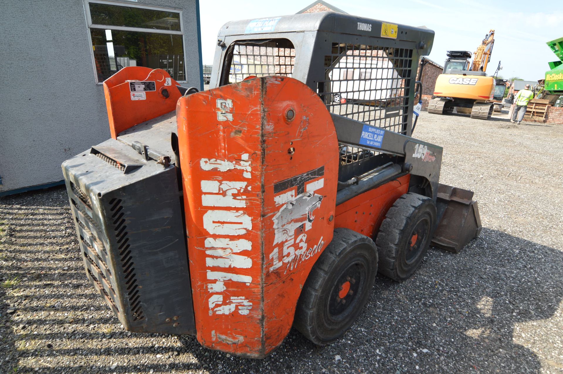 Thomas 153 MUSCLE SKID STEER LOADER, serial no. LN002672, year of manufacture 2003, 2504kg max. - Image 4 of 7