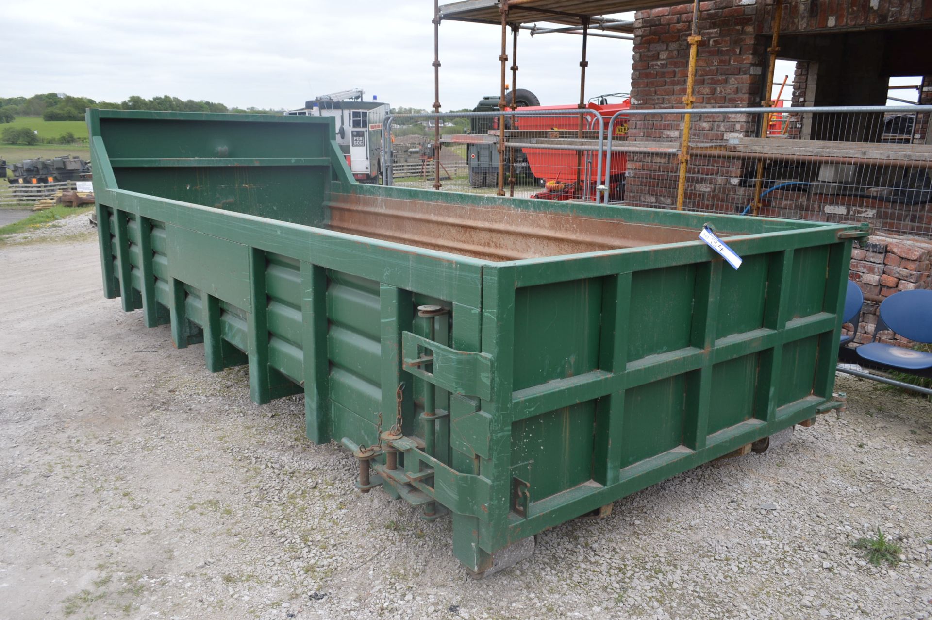 Big Hook RoRo Skip/Bin, 19ft x 3ft 3in deep  (this lot is located at Collop Gate Farm, Heywood)