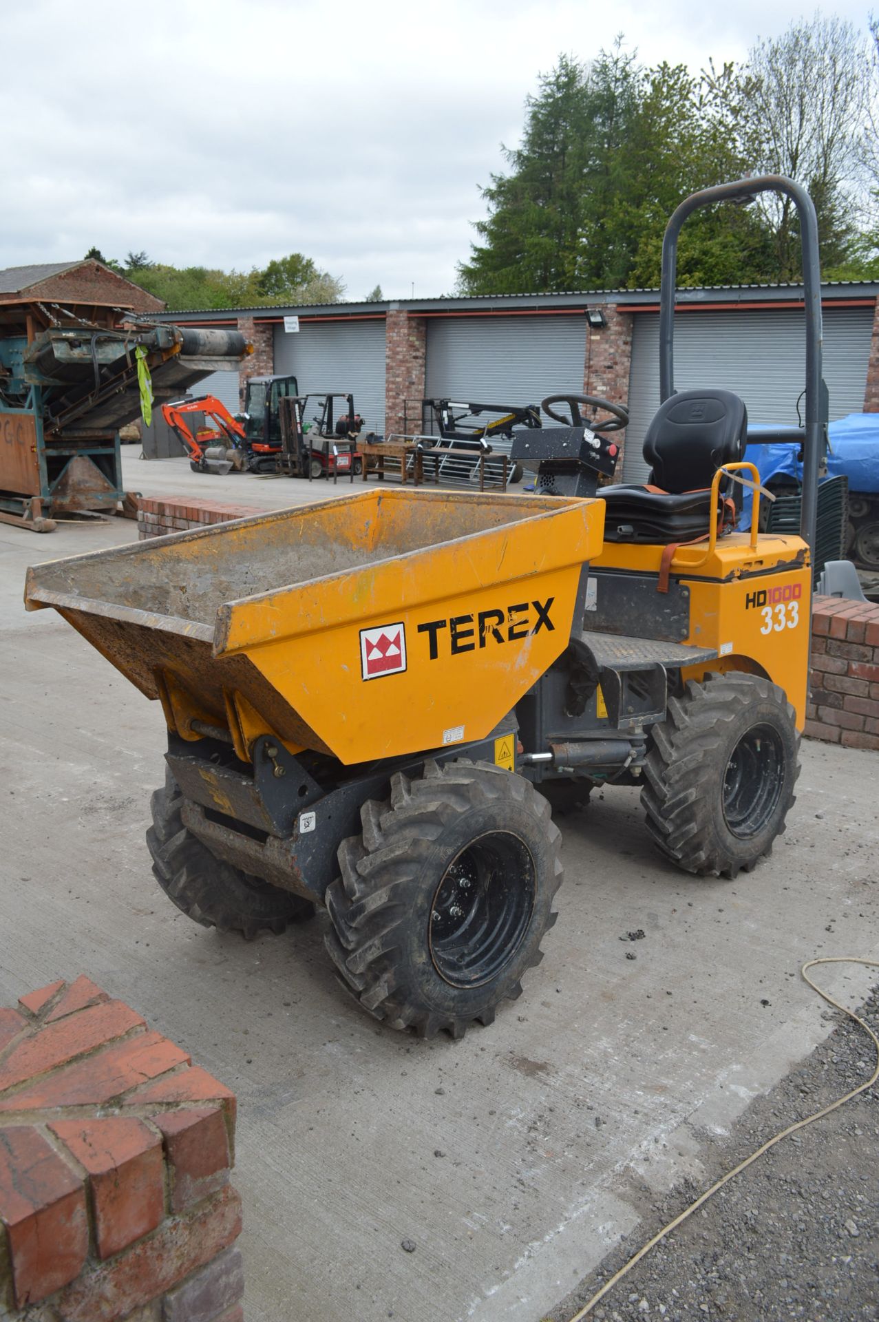 Terex HD1000 HIGH LIFT 4WD MINI DUMPER, VIN SLBDRPK0EC1NW1433, year of manufacture 2012, indicated