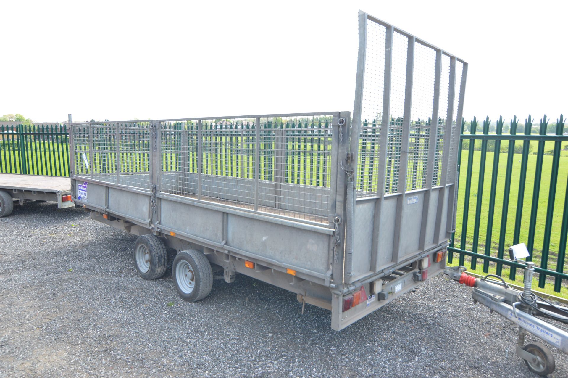 Ifor Williams LM166G TWIN AXLE TRAILER, serial no. SCK600000C5088459, 3500kg cap., 16ft long, with - Image 2 of 4