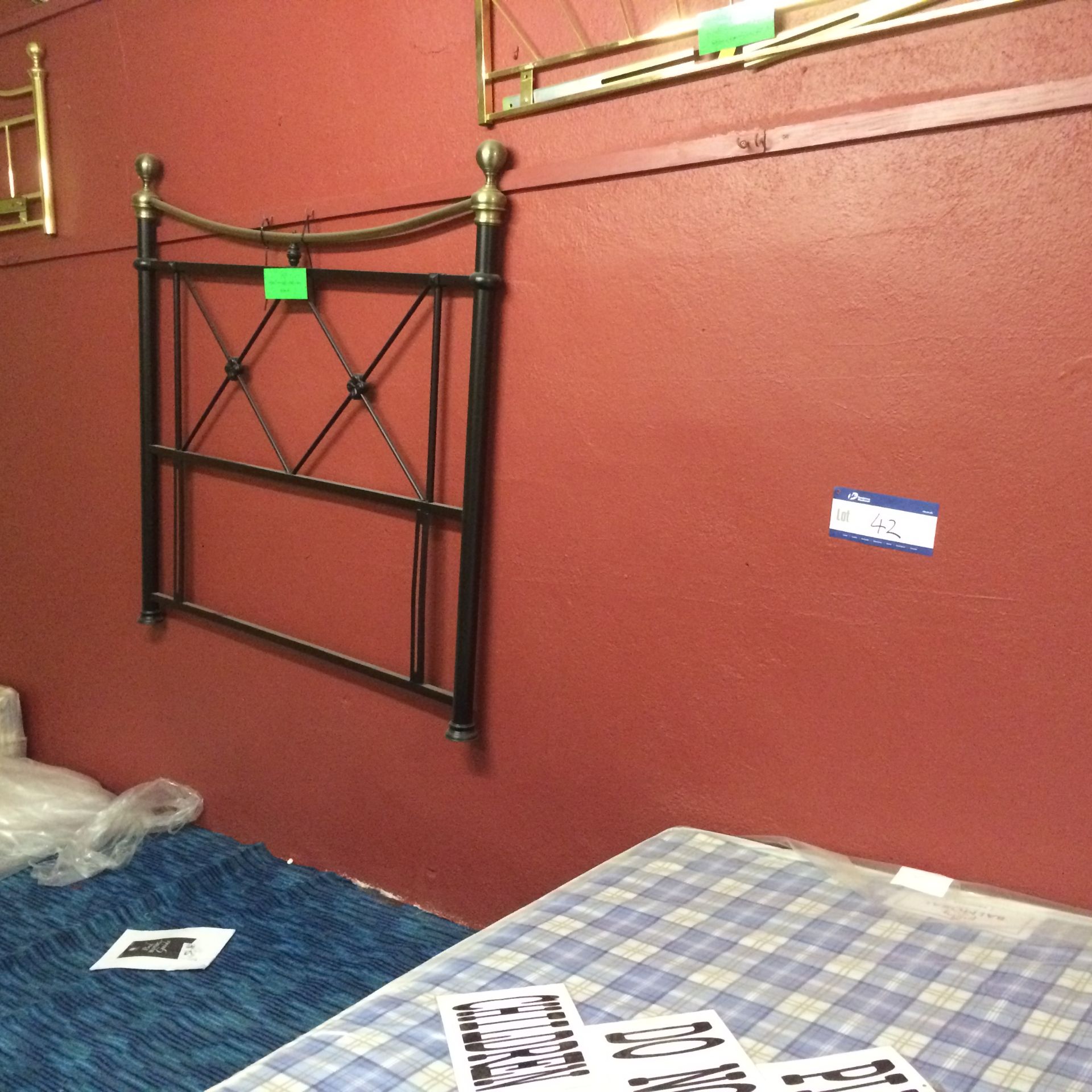 Quantity of Mattresses & Headboards, as set out throughout three rooms