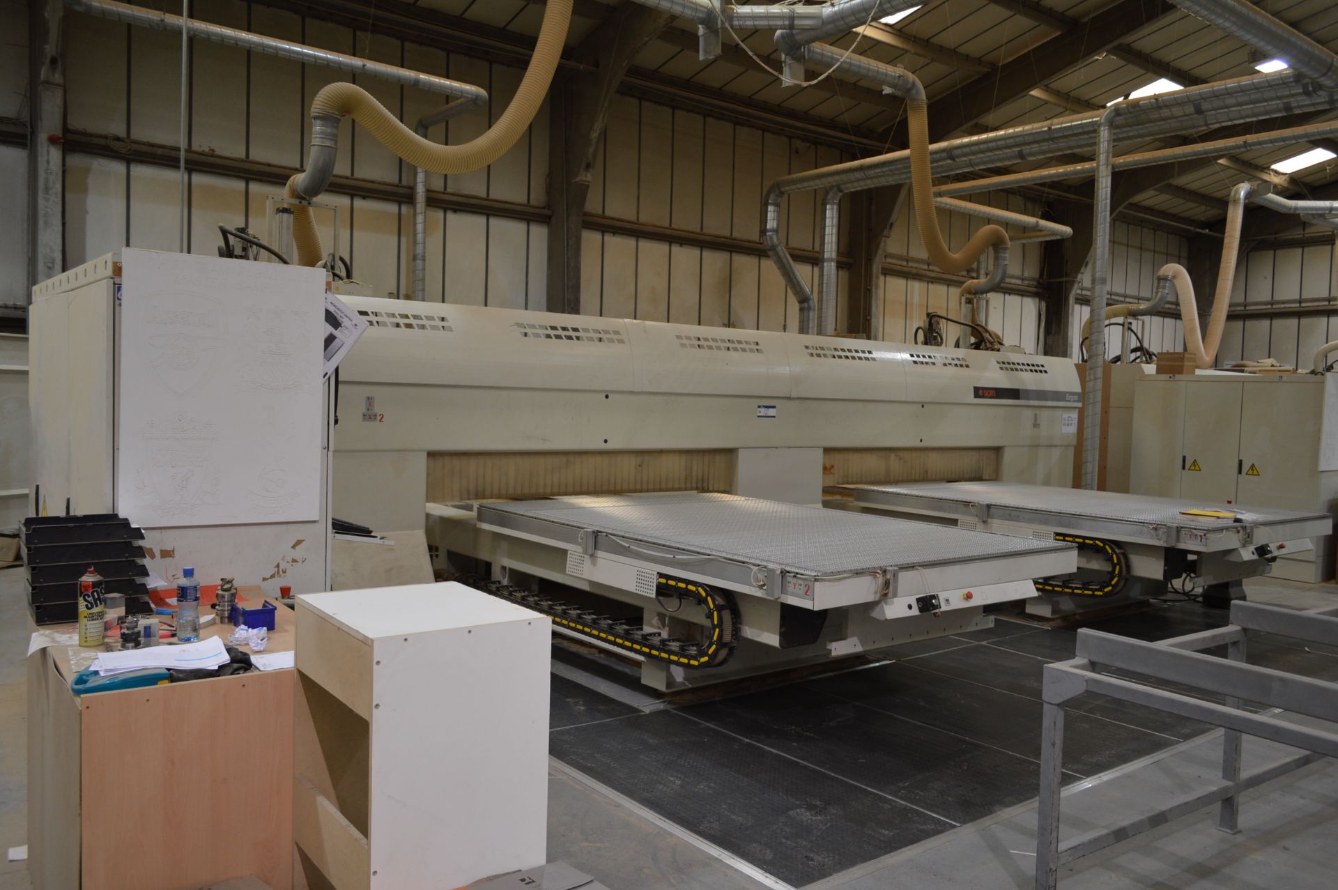 SCM ERGON TWIN HEAD CNC ROUTER, serial no. AA1/014 - Image 2 of 10