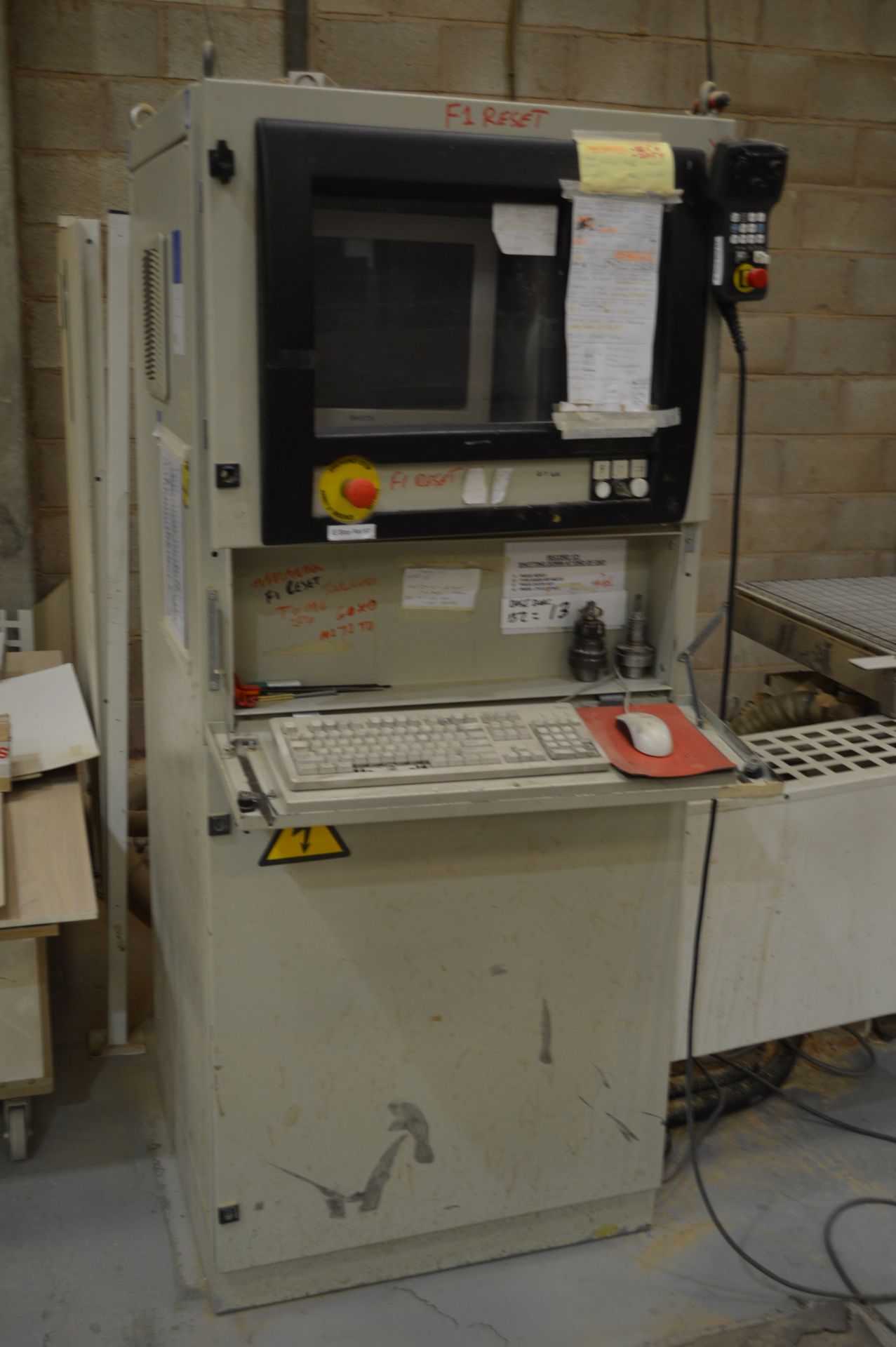 SCM Record 121 SINGLE HEAD CNC ROUTER, serial no. - Image 2 of 7