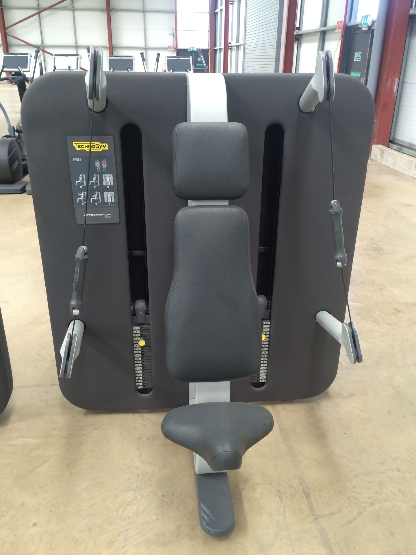 TECHNOGYM Chest Press, 47.5kg (Please note - the f