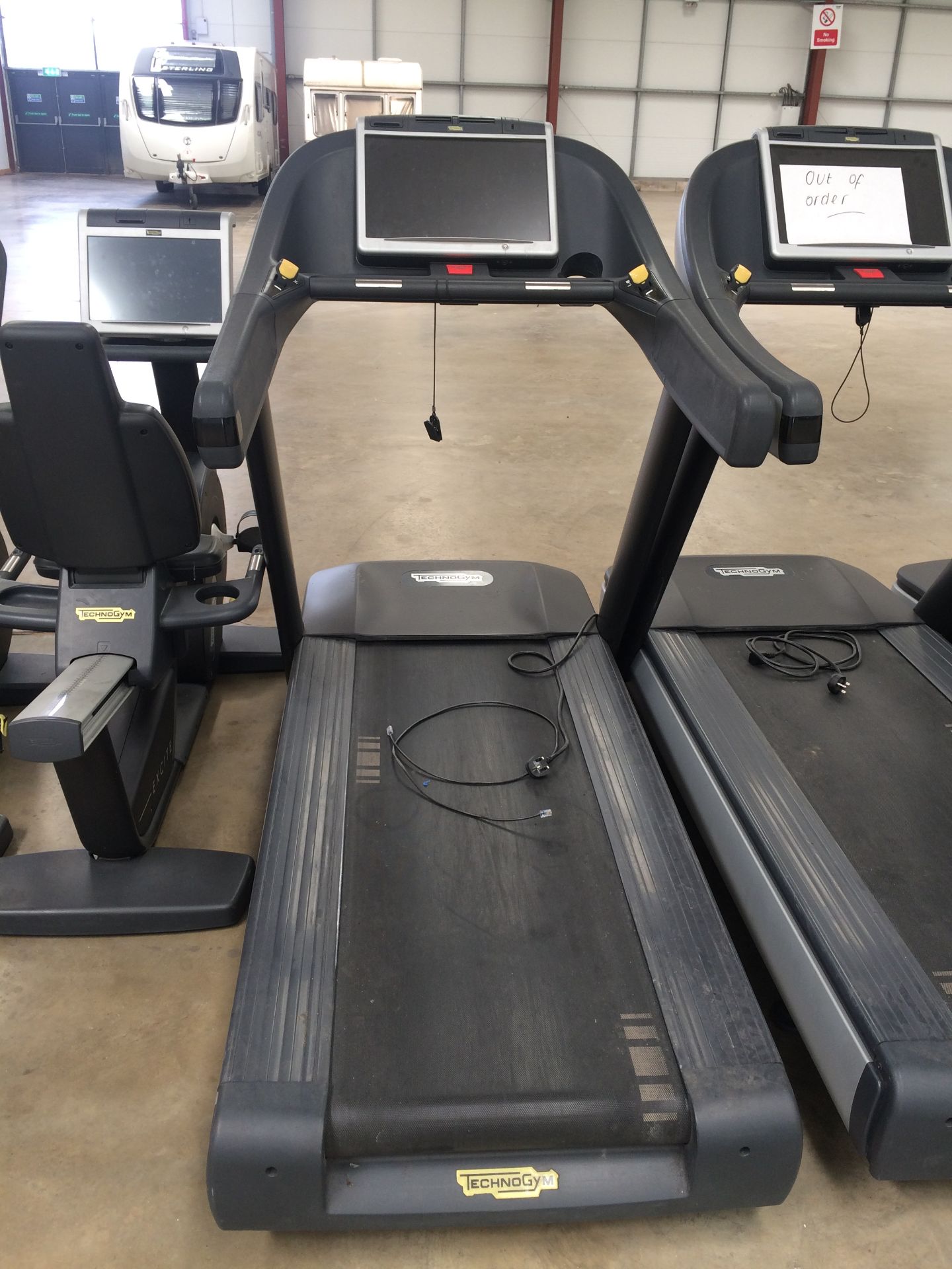 TECHNOGYM Excite 700 Treadmill (2012) c/w IPOD / U