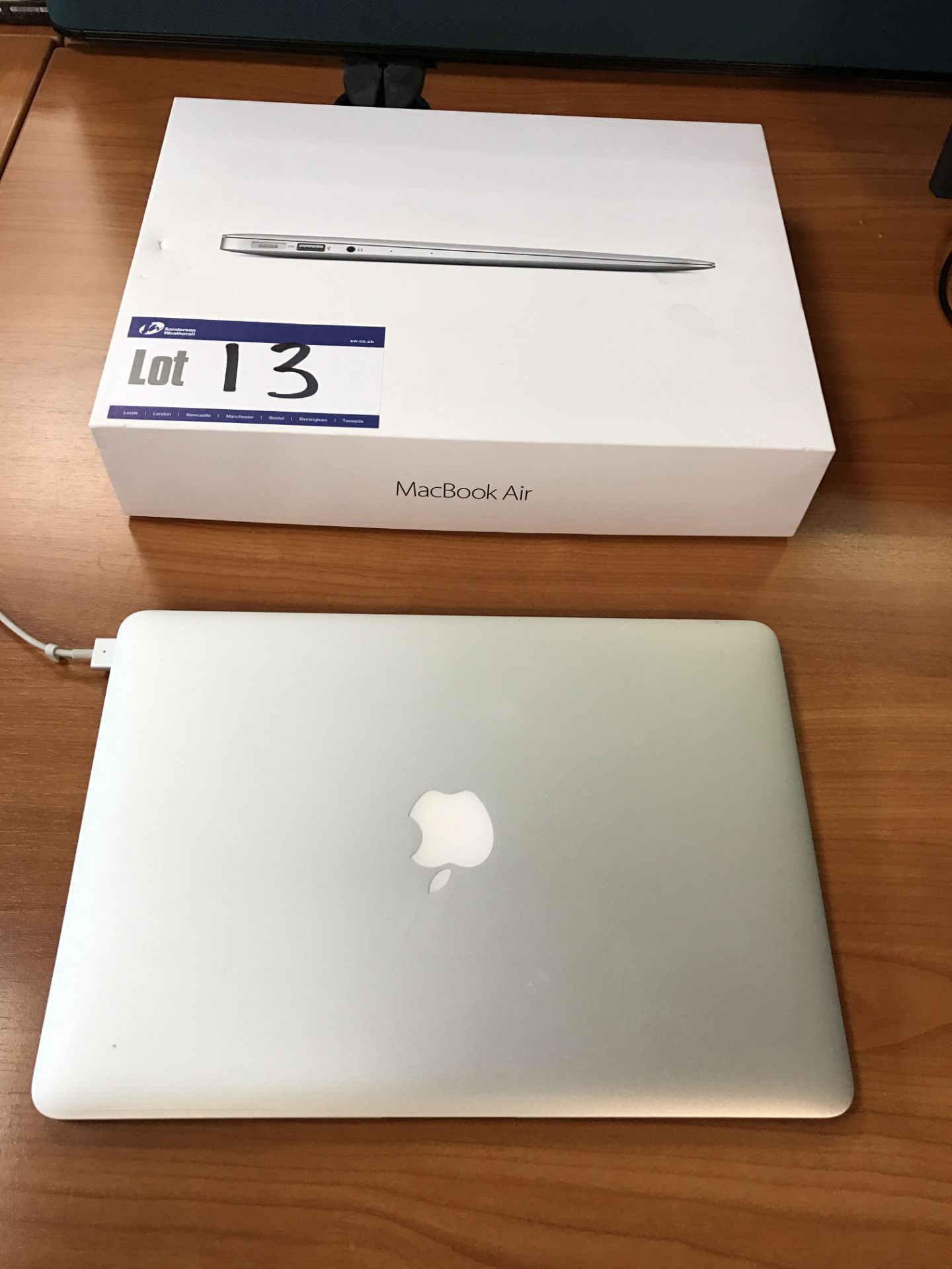 Apple 13 inch Macbook Air Laptop Computer c/w Box - Image 2 of 2