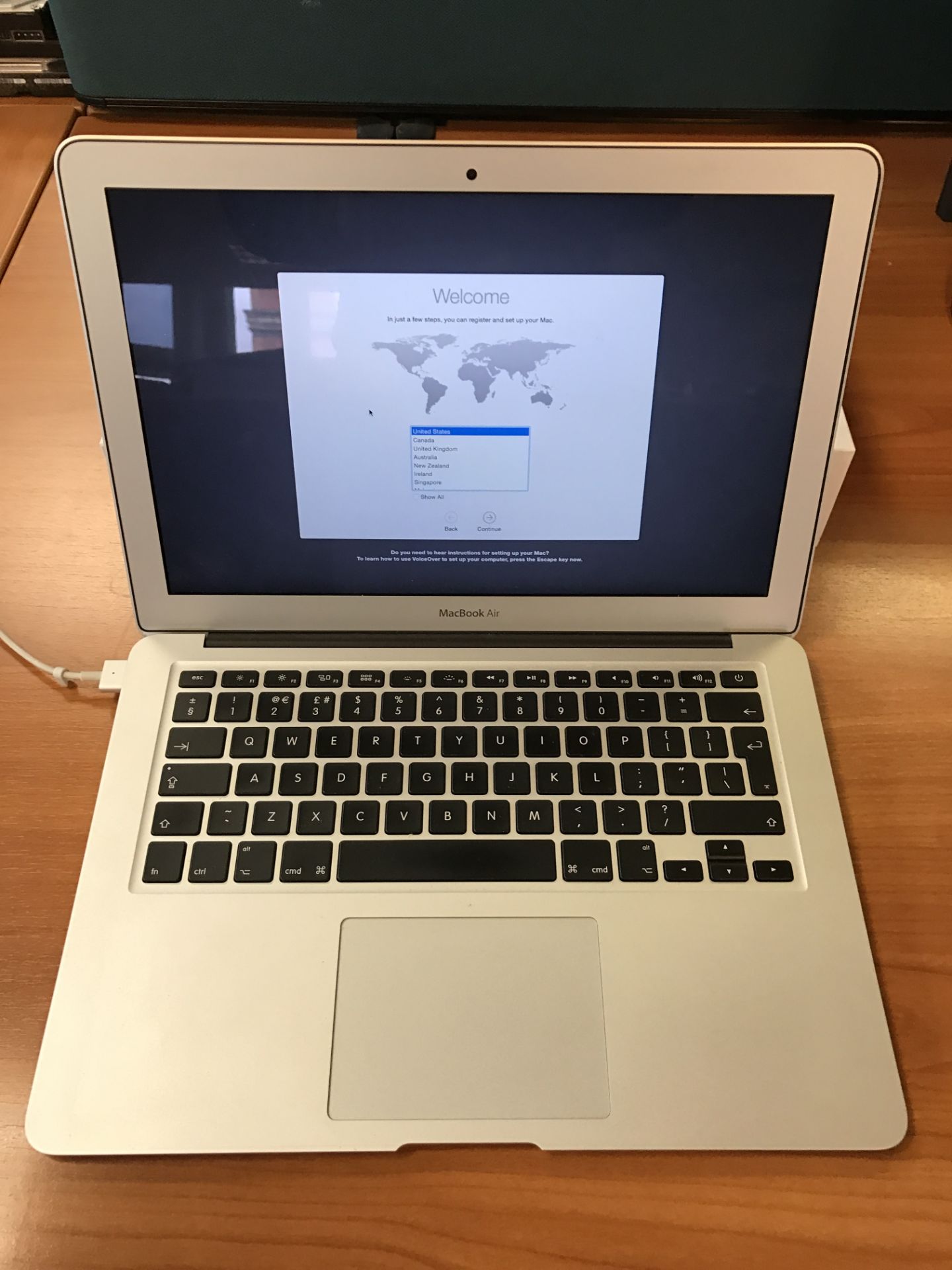 Apple 13 inch Macbook Air Laptop Computer c/w Box