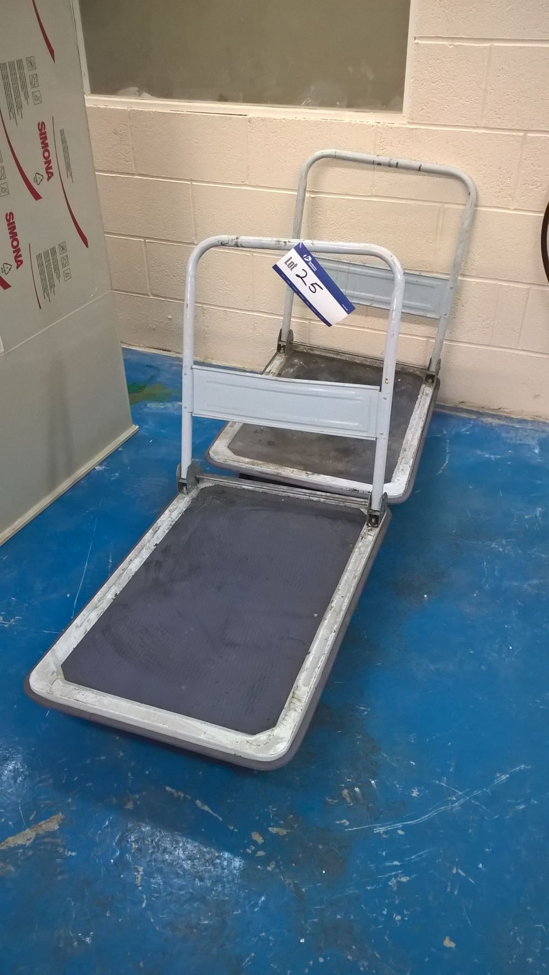 Two Folding Handle Trollies