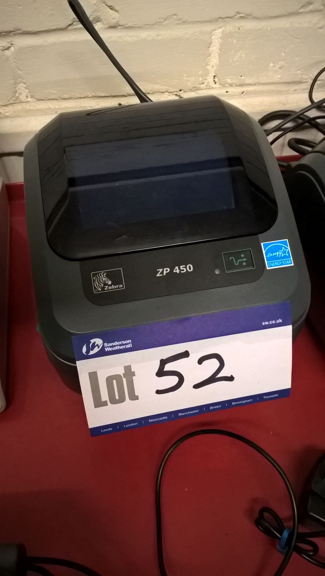 Zebra ZP450 Receipt Printer