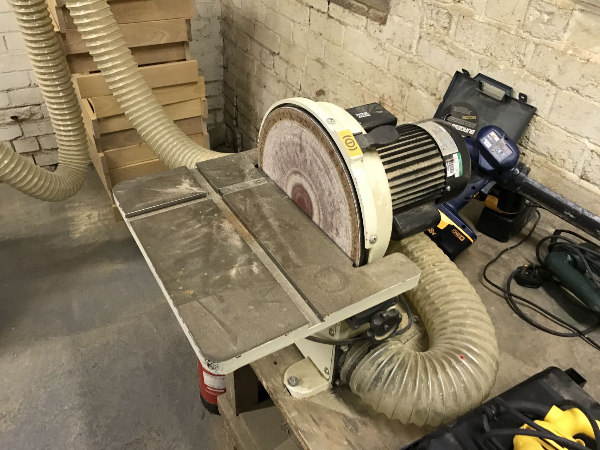 Jet JDS-12 Bench Mounted Disc Sander, Serial Number: 080104942 (Not including extraction ducting) - Image 2 of 2