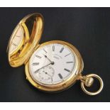 A.-Lange-&-Söhne-Herrensavonette Glashütte/Dresden, E. 19. Jh. Rundes Dreideckelgehäuse mit