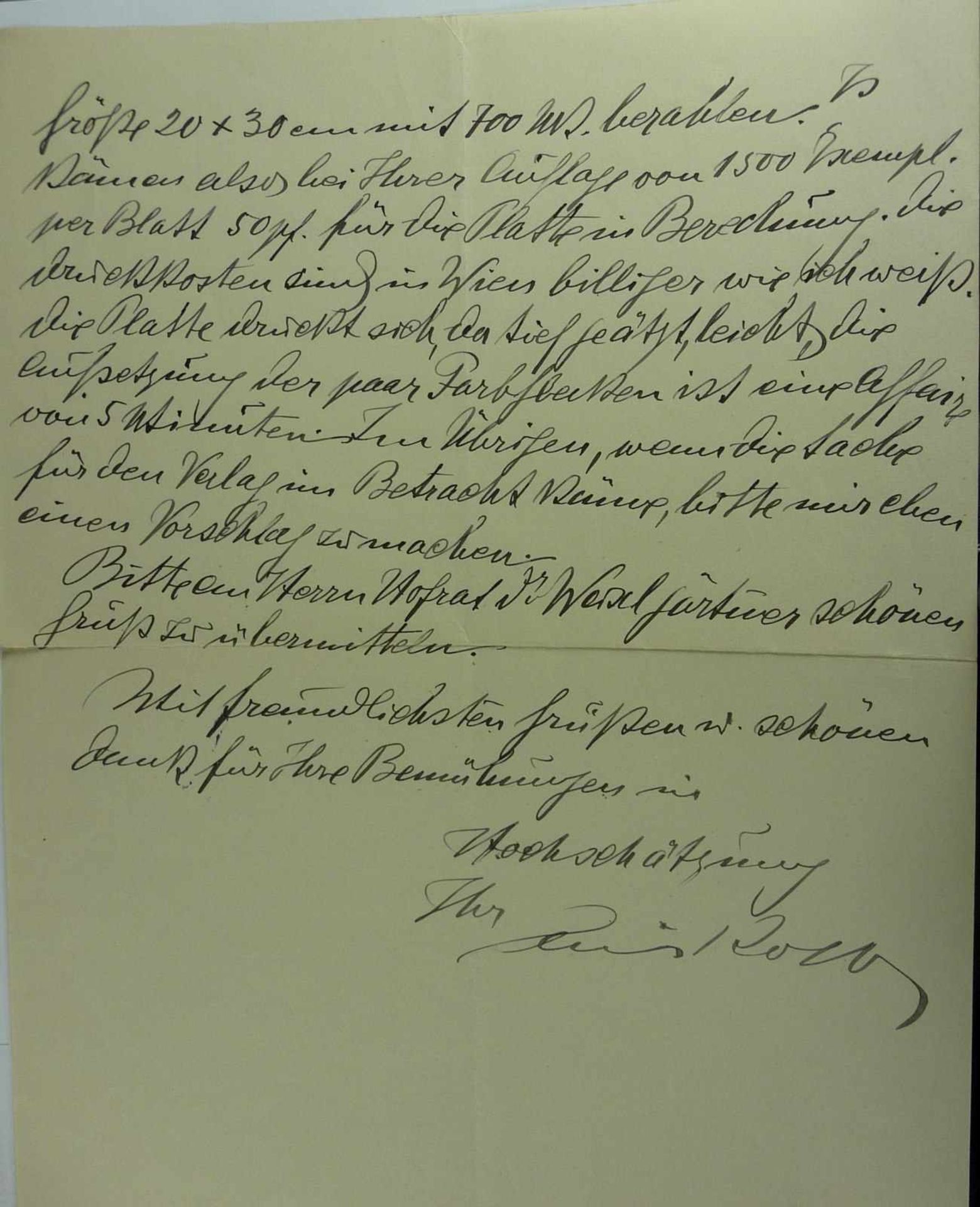 Konvolut von elf Autographen Österreich, 1862-1962 Hesse, Hermann an Herrn u. Frau Dr. Langhammer, - Bild 22 aus 25